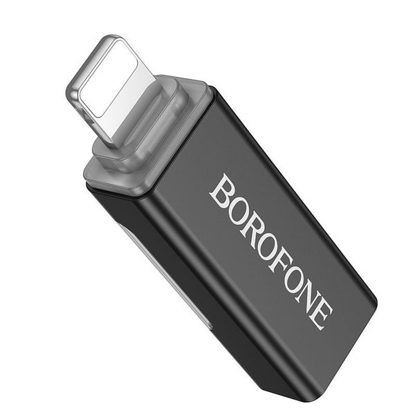 BOROFONE BV25A iPhone Male to Type-C Female Screen Display Adapter - Black Carousel 1