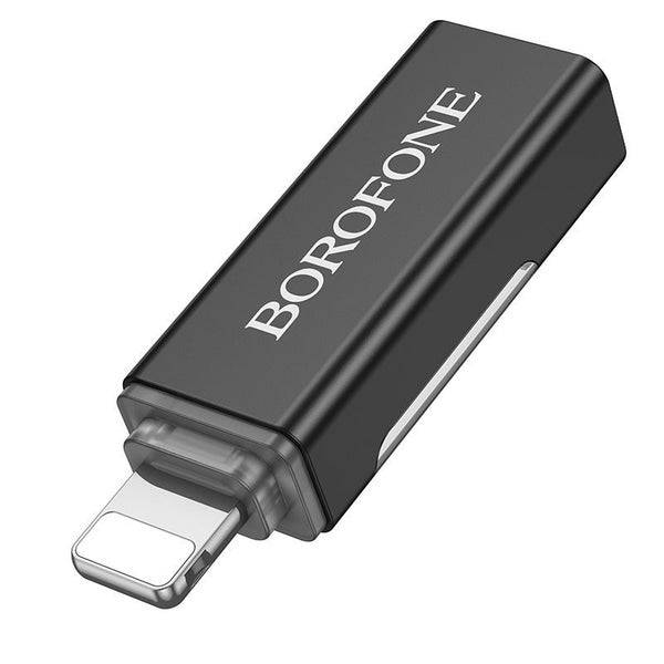 BOROFONE BV25A iPhone Male to Type-C Female Screen Display Adapter - Black Carousel 4