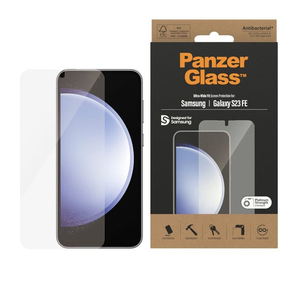 PanzerGlass UltraWide Fit Screen Protector for Samsung Galaxy S23 FE Carousel 2