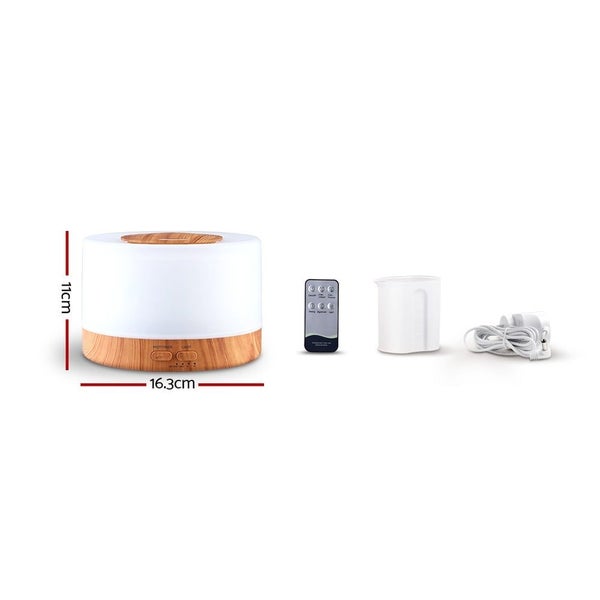 Devanti Aroma Diffuser Aromatherapy Led Night Light Air Humidifier Purifier Roun Carousel 2