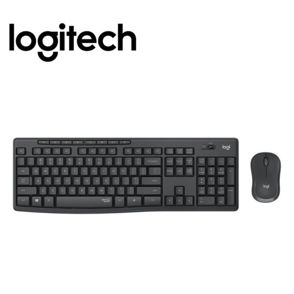 Logitech MK295 Wireless Keyboard & Mouse Combo - Black Carousel 1