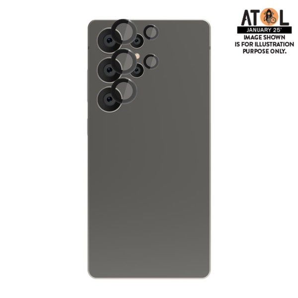 EFM Camera Lens Armour for Samsung Galaxy S25 Ultra - Carbon Carousel 1