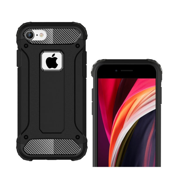 iPhone SE (3rd/2nd Gen)/8/7 Rugged Case - Black Dual Layer Protection Carousel 5