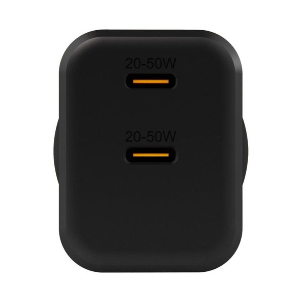 EFM ECO 50W Dual Port Wall Charger with GaN, Power Delivery and PPS - Black Carousel 3