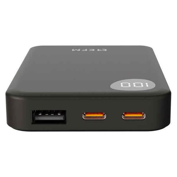 EFM 5,000mAh Essential Power Bank with Digital Display - Black Carousel 2
