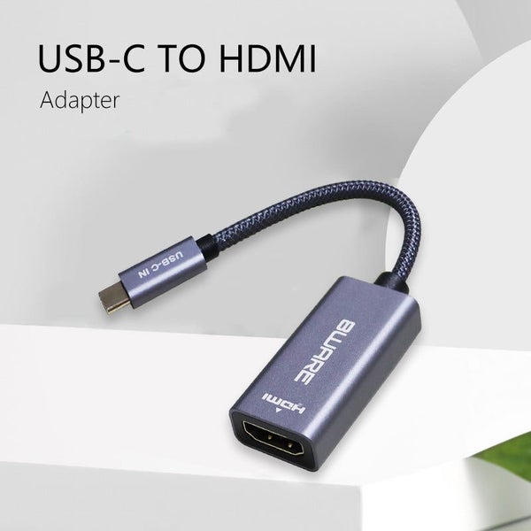 8ware 10cm USB-C to HDMI M-F Adapter Converter Cable for Laptop iPad MacBook Pro Carousel 4