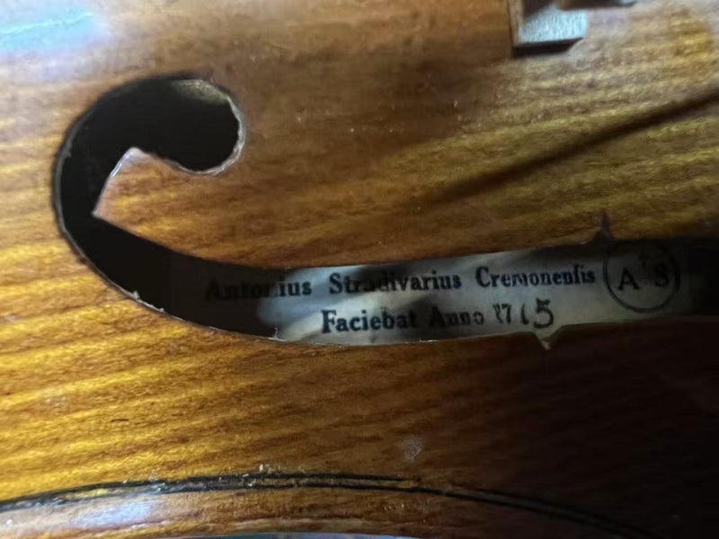 Antique 3/4 Antonius Stradivarius Cremonenfis Faciebat Anno 1715 German Violin Carousel 5
