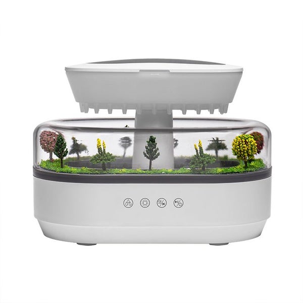Smart Cool Mist Raindrop Air Humidifier For Garden Landscape Christmas Tree Whit Carousel 1