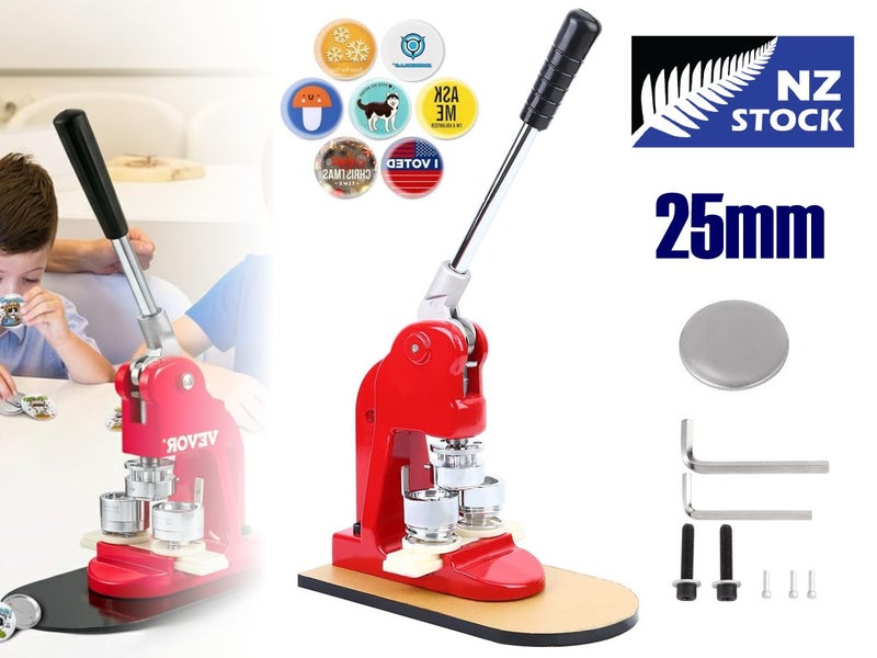 Pinback Badge Button Maker Machine - (NZ Clearance)