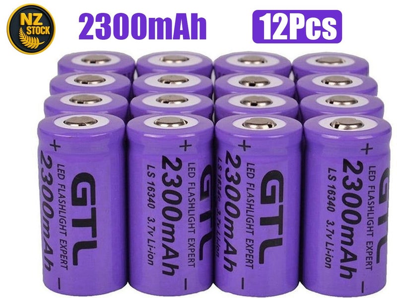 CR123A Rechargeable Batteries NZ Clearance Carousel 1