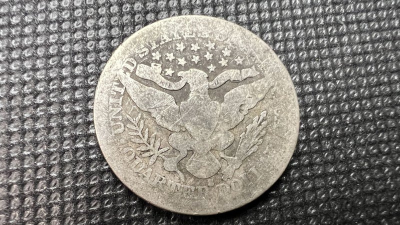 1900-S USA Barber Quarter Dollar – Silver Coin - Lot F217 Carousel 2