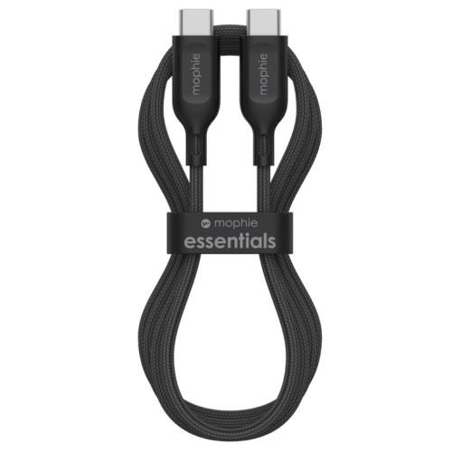 ZAGG 409916176 Mophie Essential 60W USB-C Cable - 0.5m - Black Braided Carousel 1