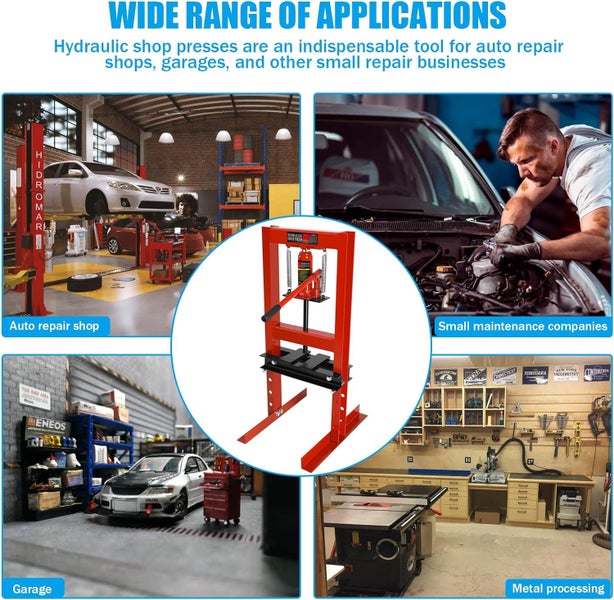 Hydraulic Shop Press 6 Ton Hydraulic Workshop Press (FREE SHIPPING) Carousel 6