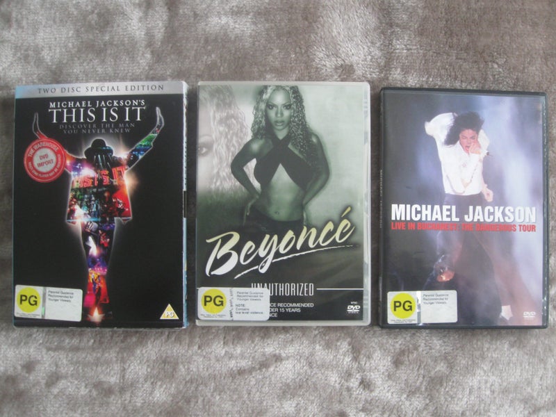 Michaels Jackson This Is It / Michael Jackson - Live In Bucharest / Beyonce Carousel 1
