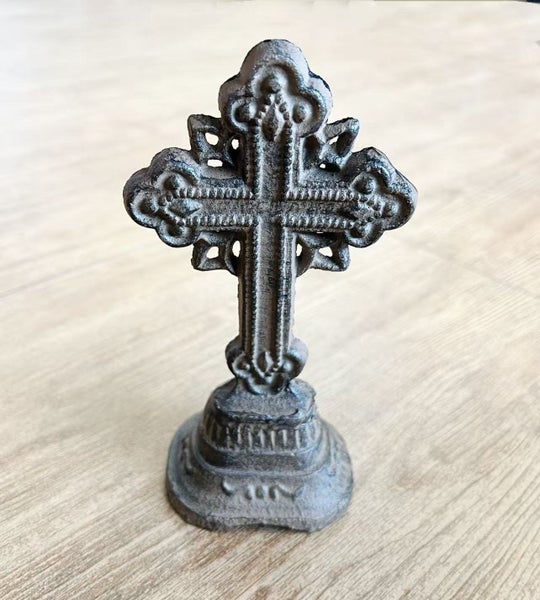 Vintage Cast Iron Cross Carousel 1