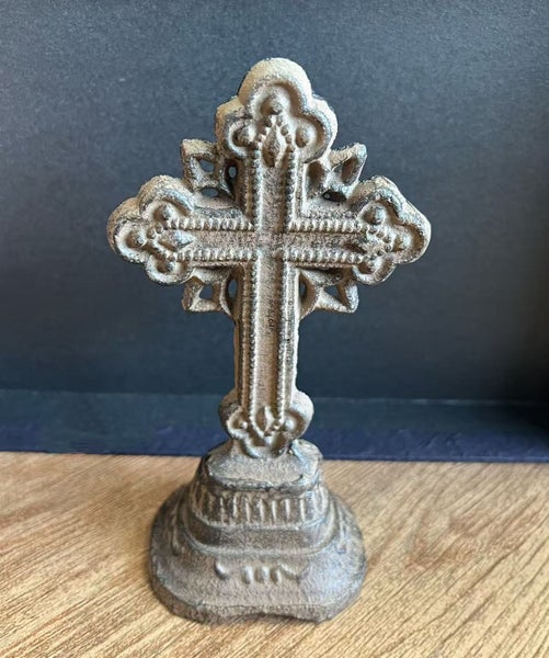 Vintage Cast Iron Cross Carousel 2