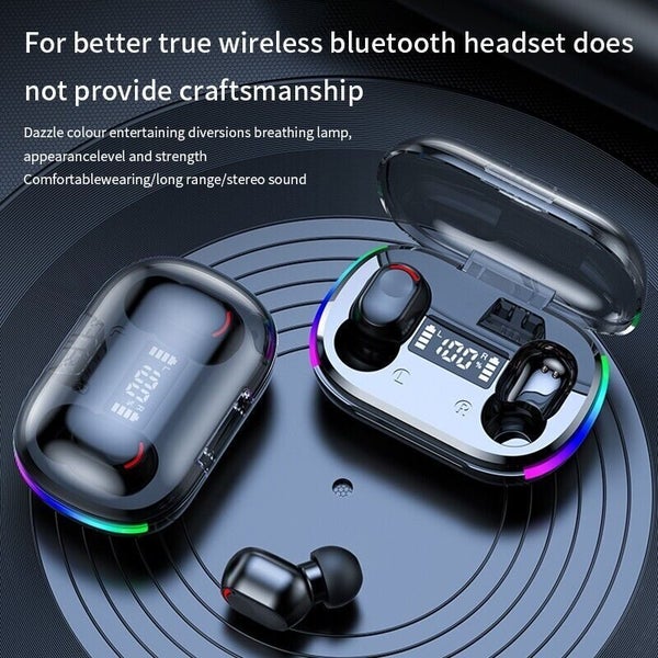 Bluetooth 5.3 Earbuds TWS Wireless Headsets Noise Cancelling Waterproof Sport Carousel 2
