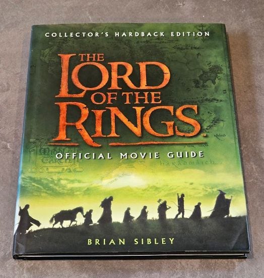 Collector's Hardback Edition. The Lord Of The Rings Movie Guide by Brian Sibley. Carousel 1