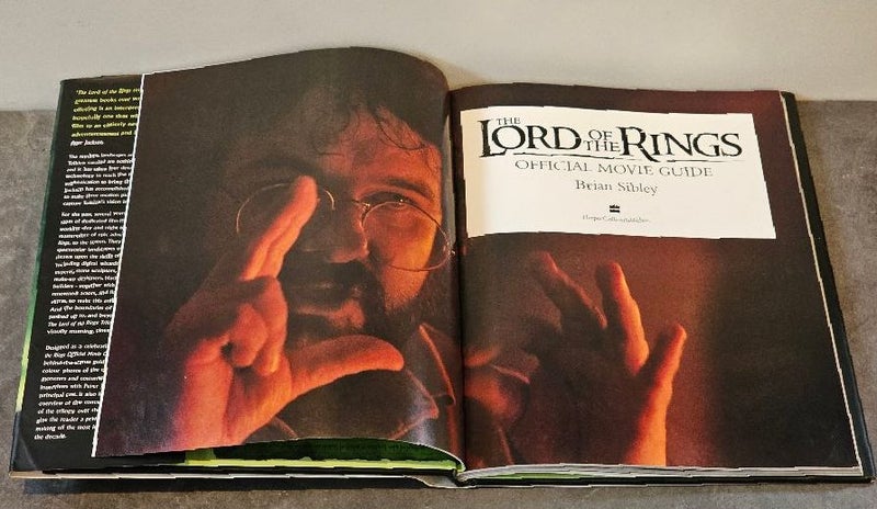 Collector's Hardback Edition. The Lord Of The Rings Movie Guide by Brian Sibley. Carousel 3