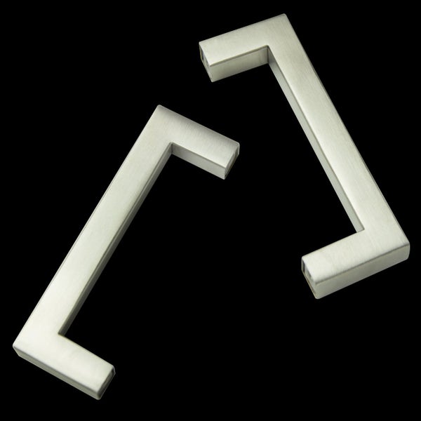 Randy & Travis Machinery Brushed Nickel Stainless Steel Kitchen Cabinet Square D Carousel 1