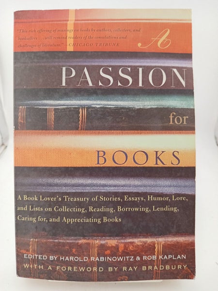 A Passion for Books by Harold Rabinowitz, Rob Kaplan64461206485379110