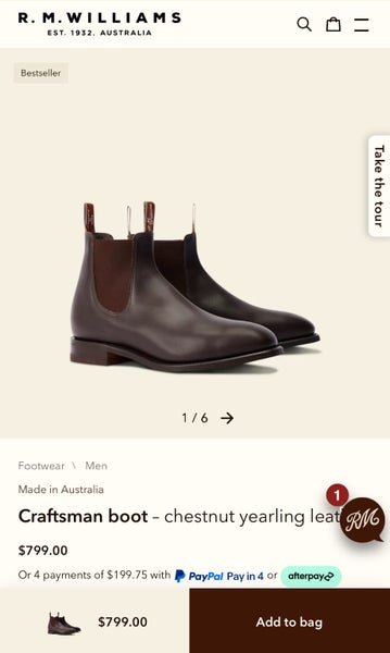 R M Williams Men’s Craftsman Boots64153476436867110