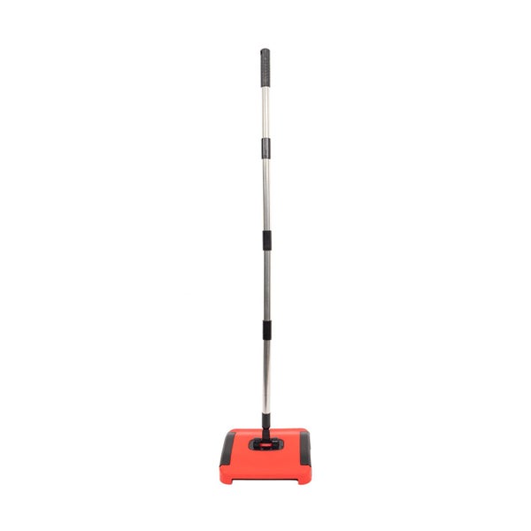 Sweep Carpet Floor Manual Light Sweeper Dual Rotating Brushes Carousel 1