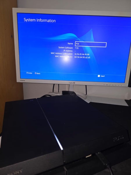 PlayStation 4 - 500GB Console [CUH-12002A, 7.55 Firmware, Jailbreakable)64153717627010113