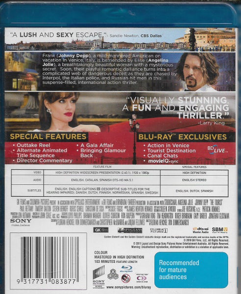 The Tourist. Blu-Ray Carousel 2