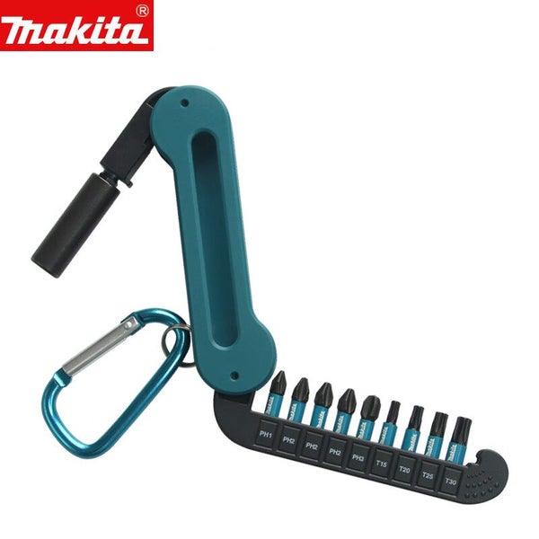 Makita E-15849 10PCS Impact Black Screwdriver Drive Bit Set Keychain Accessory Carousel 2