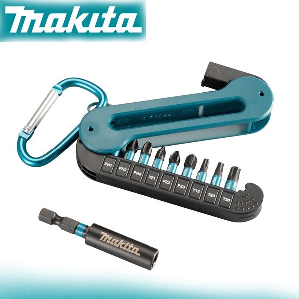 Makita E-15849 10PCS Impact Black Screwdriver Drive Bit Set Keychain Accessory Carousel 5