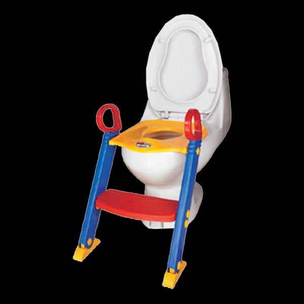 Randy & Travis Machinery Kids Toilet Ladder Little One Potty Training Seat Carousel 1