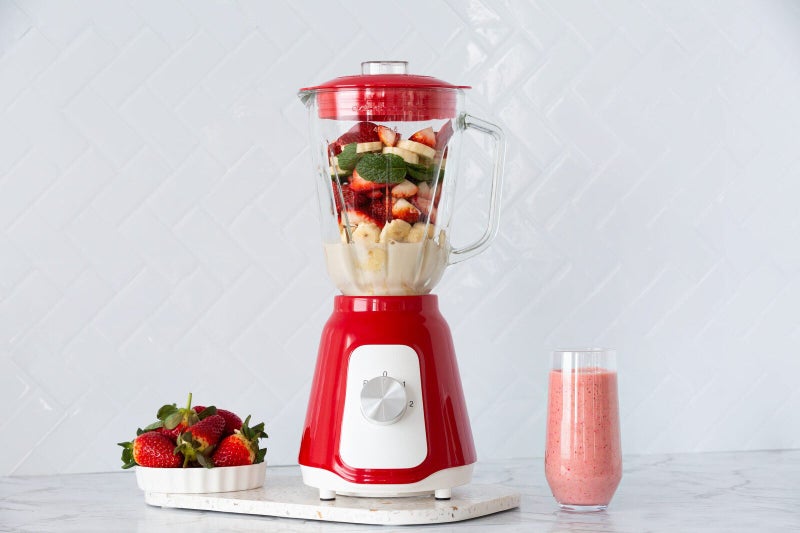 Healthy Choice 500W Red Glass Blender With Two Adjustable Speeds And 1.5L Capaci Carousel 2