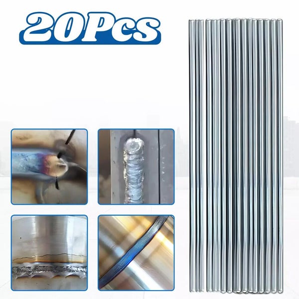 20pcs Aluminium Welding Rods Brazing Easy Soldering Low Temperature Rods Repa... Carousel 12
