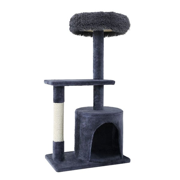 I.pet Cat Tree Scratching Post Scratcher Tower Condo House Grey 94cm Carousel 1