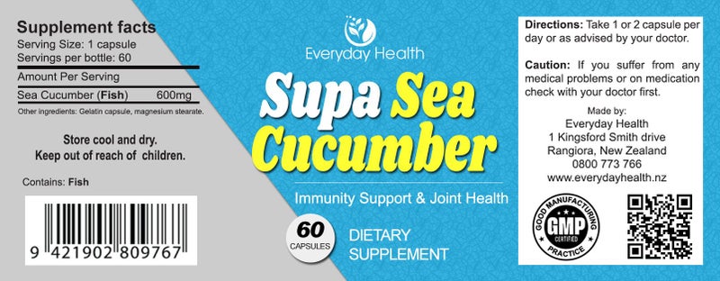 SUPA SEA CUCUMBER - POWERFUL IMMUNE SUPPORT64392311798914111
