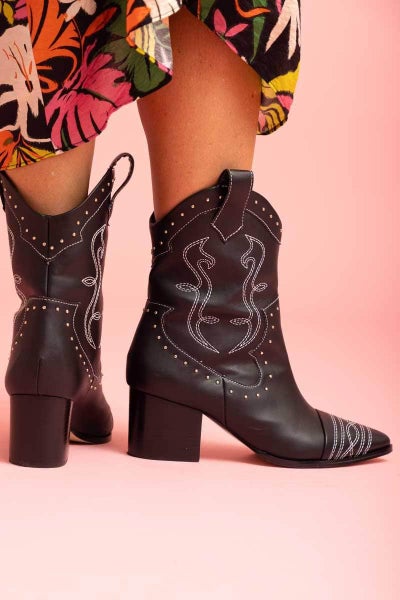 Hey Monday Hattie Boot Black Carousel 1