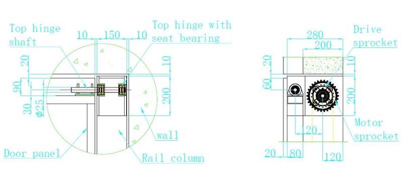 Large new garage door custom made 5000 x 2550h $1 reserve64160672167426112