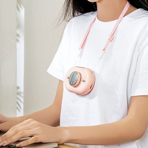 Portable Leafless Mute Neck Cooling Fan with Lanyard S13 Carousel 1