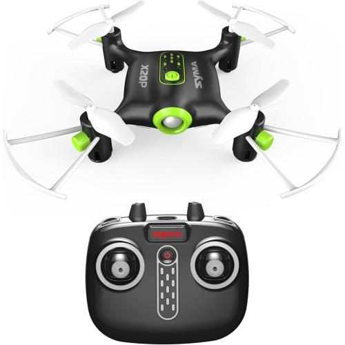 Syma RC Mini Drone X20P 4 CH Remote Control Quadcopter Black, Auto-Hovering, Carousel 1