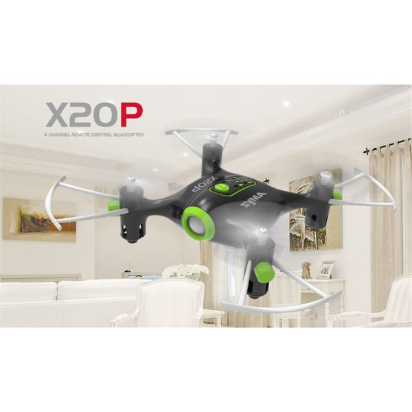 Syma RC Mini Drone X20P 4 CH Remote Control Quadcopter Black, Auto-Hovering, Carousel 2