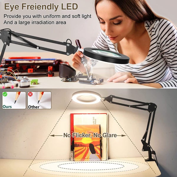 LED Desktop Magnifier Lamp64161396767233113