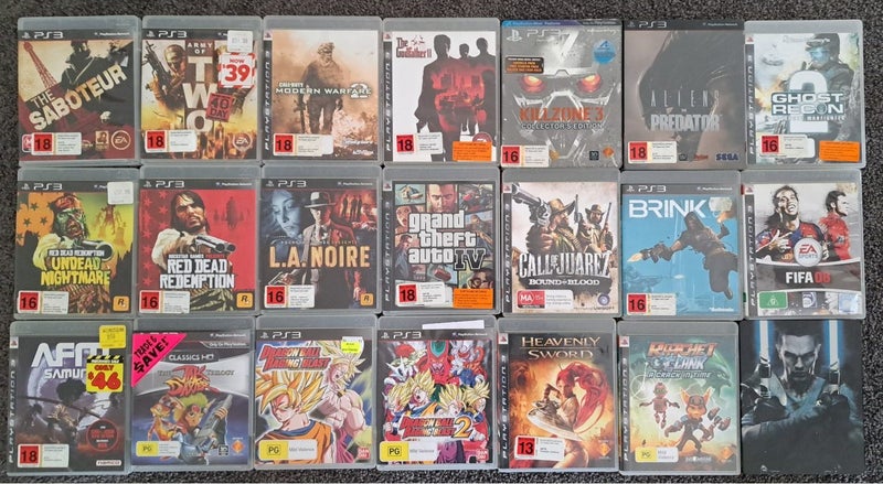 PS3 games x21 bundle Carousel 1