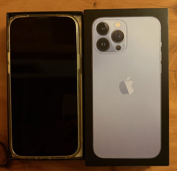 iPhone 13 ProMax 1TB!! Sierra Blue IOS 26 Dual SIM64274818970113113