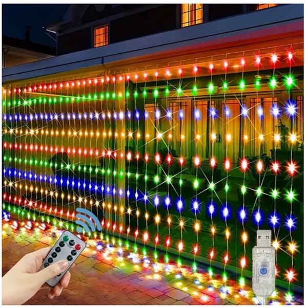 LED String Light Bluetooth WiFi Connection Christmas Fairy Light Curtain Light Carousel 1