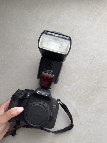 Canon EOS 800D DSLR CAMERA + LENSES + SPEEDLITE 580EX + SONY BAG64342705460226110