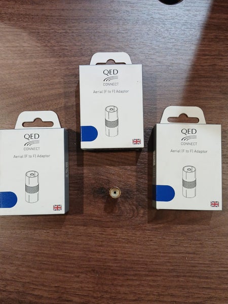 QED Connect Aerial Adapter (FtoF) 3 Pack Carousel 1