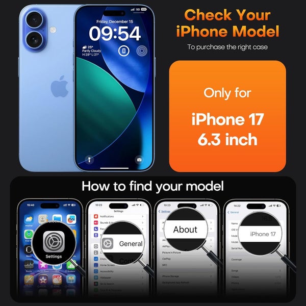 1x RFID Blocking Phone Cover for iPhone 17 Carousel 2