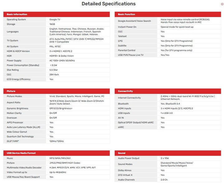 TCL 55 inch QLED 4K Google - Smart TV - 55P7K64347916170625114