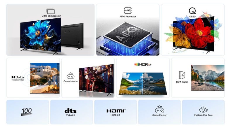 TCL 55 inch QLED 4K Google - Smart TV - 55P7K64347916170625112